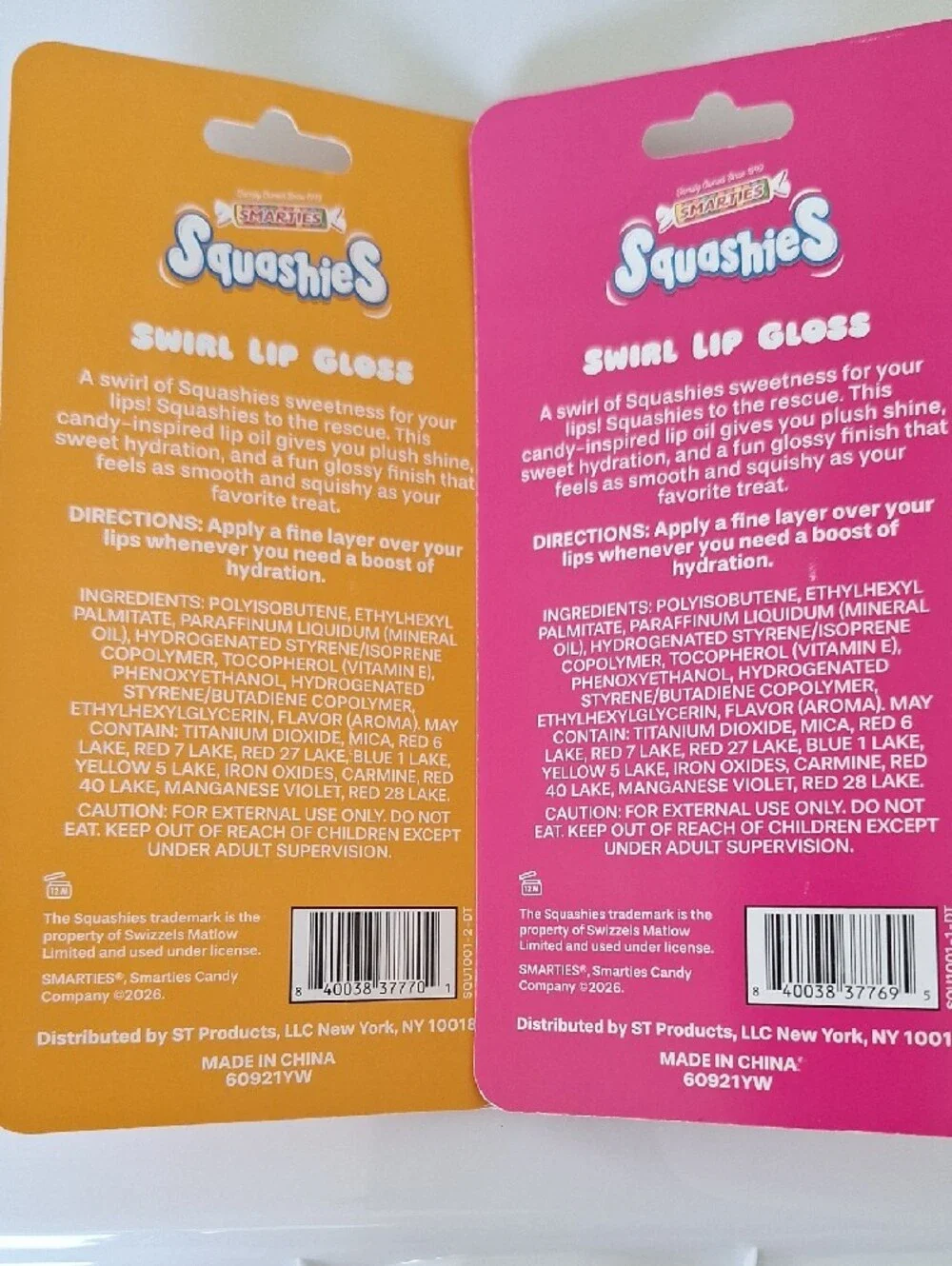 N/A pair squishies
